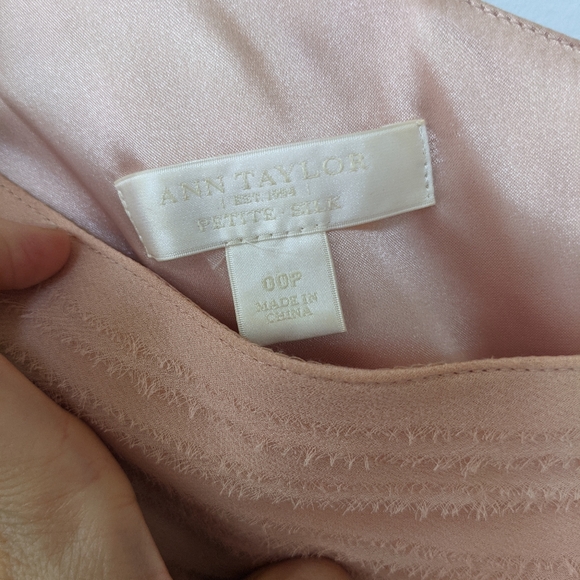 Ann Taylor, Silk One-Shoulder Cocktail Dress - Picture 2 of 3